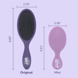Wet Brush Original Detangler Hair Brush, Amazon Exclusive Purple - Ultra-Soft IntelliFlex Bristles - Detangling Hairbrush Glides Through Tangles For Wet, Dry & Damaged Hair - Women, & Men Wet Brush Original Detangler Hair Brush, Amazon Exclusive Purple - Ultra-Soft IntelliFlex Bristles - Detangling Hairbrush Glides Through Tangles For Wet, Dry & Damaged Hair - Women, & Men