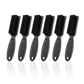 SQULIGT 6 Pcs Barber Clipper Cleaning Set - Trimmer Brush, Duster, Manicure Nylon Brush, Hair Styling Tool (Black)