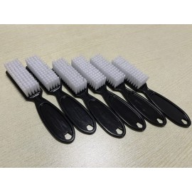 SQULIGT 6Pcs Handle Grip Nail Brush, Hand Fingernail Cleaner Brush Manicure Tools Scrub Cleaning Brushes for Toes and Nails (Black) SQULIGT 6Pcs Handle Grip Nail Brush, Hand Fingernail Cleaner Brush Manicure Tools Scrub Cleaning Brushes for Toes and Nails (Black)