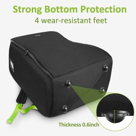 YOREPEK Padded Stroller Bag for Airplane Travel - Compatible with UPPAbaby MINU V2 & MINU, Gate Check Bag Backpack with Large Inner Mesh Pocket, Sturdy Stroller Storage Bag for Accessories