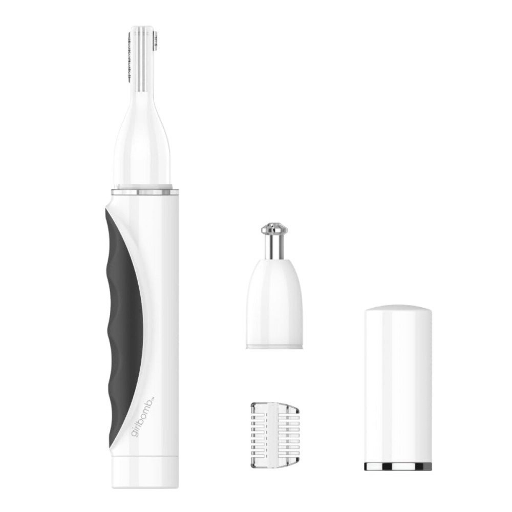 Conair GIRLBOMB Nose Hair Trimmer for Women, Face Hair Removal for Women, Battery Operated Conair GIRLBOMB Nose Hair Trimmer for Women, Face Hair Removal for Women, Battery Operated