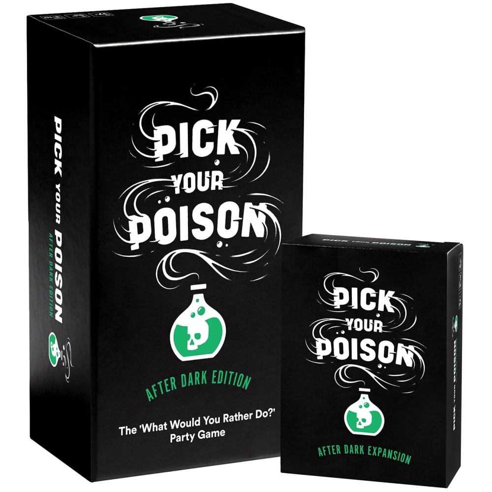 Pick Your Poison After Dark + Expansion Set Party Game - The What Would You Rather Do? Adult Card Game for College Students, Fun Parties & Board Games Night with Your Friends Pick Your Poison After Dark + Expansion Set Party Game - The What Would You Rather Do? Adult Card Game for College Students, Fun Parties & Board Games Night with Your Friends
