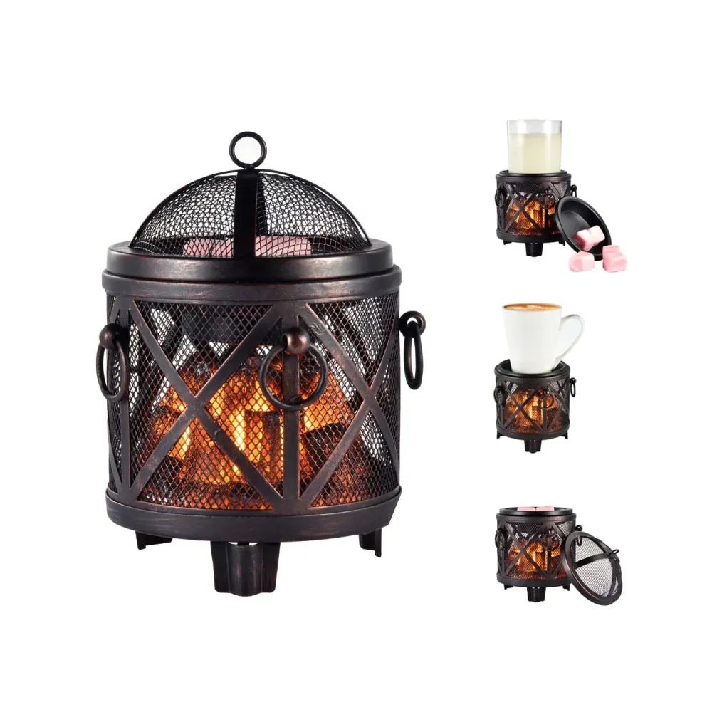 Dicimi Wax Melt Warmer,4-in-1 Electric Wax Melter,Oil Burner,Fireplace Wax Warmers, for Home Office Bedroom Aromatherapy Present and Decorations (Bronze, Fireplace Stove) Dicimi Wax Melt Warmer,4-in-1 Electric Wax Melter,Oil Burner,Fireplace Wax Warmers, for Home Office Bedroom Aromatherapy Present and Decorations (Bronze, Fireplace Stove)