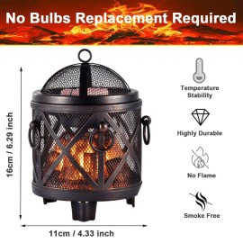 Dicimi Wax Melt Warmer,4-in-1 Electric Wax Melter,Oil Burner,Fireplace Wax Warmers, for Home Office Bedroom Aromatherapy Present and Decorations (Bronze, Fireplace Stove) Dicimi Wax Melt Warmer,4-in-1 Electric Wax Melter,Oil Burner,Fireplace Wax Warmers, for Home Office Bedroom Aromatherapy Present and Decorations (Bronze, Fireplace Stove)