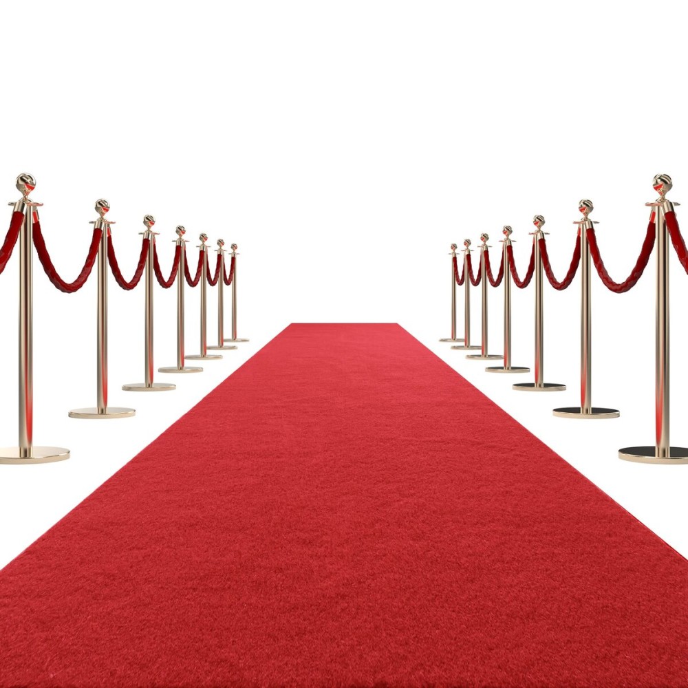 HOMBYS 450 GSM Extra Thick Red Carpet Runner for Partys & Events 3x10 ft, Non-Slip Rubber Backed Aisle Runway Rug for Step, Proposal & Wedding Decorations, Hollywood Oscars Runway, (Red, 3x10 ft) HOMBYS 450 GSM Extra Thick Red Carpet Runner for Partys & Events 3x10 ft, Non-Slip Rubber Backed Aisle Runway Rug for Step, Proposal & Wedding Decorations, Hollywood Oscars Runway, (Red, 3x10 ft)