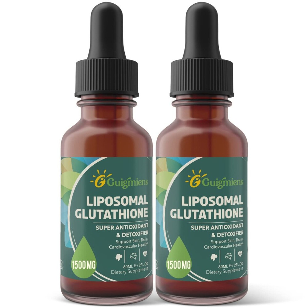 Liposomal Glutathione, Superior Absorption, Liquid Glutathione Supplement, Powerful Antioxidant, Liver Detox, Immune Enhancer, Soy-Free, Non-GMO, Vegan & Gluten Fre, 4 fl.oz,1500 mg Liposomal Glutathione, Superior Absorption, Liquid Glutathione Supplement, Powerful Antioxidant, Liver Detox, Immune Enhancer, Soy-Free, Non-GMO, Vegan & Gluten Fre, 4 fl.oz,1500 mg