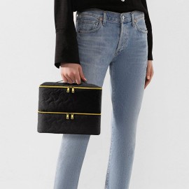 DreamGenius Nail Polish Organizer Case Holds 42 Bottles, Portable Double-Layer Nail Polish Storage Bag with Adjustable Dividers for Manicure Tools, Black DreamGenius Nail Polish Organizer Case Holds 42 Bottles, Portable Double-Layer Nail Polish Storage Bag with Adjustable Dividers for Manicure Tools, Black