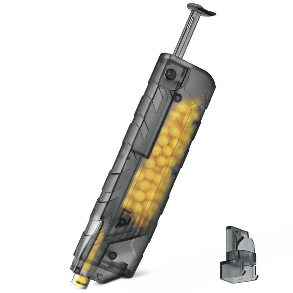 Ludex Airsoft Speed Loader 6mm BBS Pellet 100 Rounds Capacity Airsoft Magazine Fast Quick Loader with Adapter Ludex Airsoft Speed Loader 6mm BBS Pellet 100 Rounds Capacity Airsoft Magazine Fast Quick Loader with Adapter
