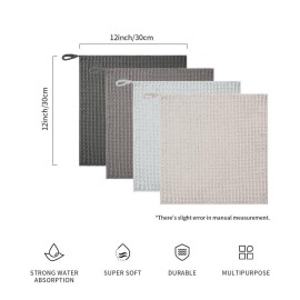 watchget Barista Microfiber Cloths - 4 Pack (12x12) Professional Cleaning Towels for Espresso Machines, Steam Wands & Countertops Essential Coffee Bar Accessories watchget Barista Microfiber Cloths - 4 Pack (12x12) Professional Cleaning Towels for Espresso Machines, Steam Wands & Countertops Essential Coffee Bar Accessories