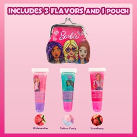 Townley Girl Barbie Coin Purse and Plant-Based Lip Gloss Set, Cute Pouch Wallet Small Money Bag Toy, Ages 3 and Up Townley Girl Barbie Coin Purse and Plant-Based Lip Gloss Set, Cute Pouch Wallet Small Money Bag Toy, Ages 3 and Up