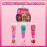 Townley Girl Barbie Coin Purse and Plant-Based Lip Gloss Set, Cute Pouch Wallet Small Money Bag Toy, Ages 3 and Up