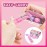 Townley Girl Barbie Coin Purse and Plant-Based Lip Gloss Set, Cute Pouch Wallet Small Money Bag Toy, Ages 3 and Up