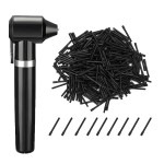 Tattoo Ink Mixer Machine - Pigment Mixer with 100 Ink Mixing Sticks Black Electric Color Mixer for Makeup Tattoo Supplies