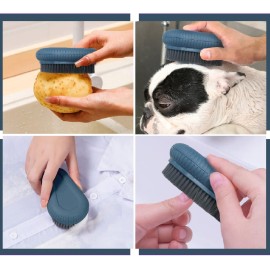 VWMYQ Heavy Duty Nail Brush Fingernail Scrub Brush, Durable Stiff Bristles Nail Scrub Brush, Hand and Nail Cleaning Brush for Men & Mechanics (Hand Wash Brush - Blue)