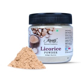Mirintz Licorice Powder -100g| For Hair and Skin | Pack of 1, Normal