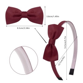 Bows Headbands for Girls Toddler, 22pcs Ribbon Hair Bow Head bands for Kids Children Cute Hairbands for Daily School Hair Accessories Bows Headbands for Girls Toddler, 22pcs Ribbon Hair Bow Head bands for Kids Children Cute Hairbands for Daily School Hair Accessories
