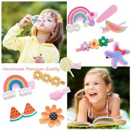 28 PCS Cute Hair Clips Fashion Girls Hair Accessories Flower Fruit Colorful Rainbow Candy Dessert Lovely Animal Barrettes Set Non-slip Metal Snap Pins for Girls Kids Teens Toddlers (Style B) 28 PCS Cute Hair Clips Fashion Girls Hair Accessories Flower Fruit Colorful Rainbow Candy Dessert Lovely Animal Barrettes Set Non-slip Metal Snap Pins for Girls Kids Teens Toddlers (Style B)