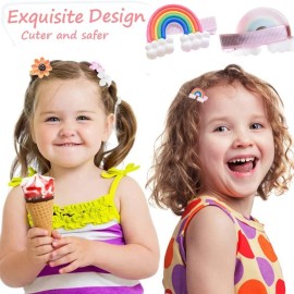 28 PCS Cute Hair Clips Fashion Girls Hair Accessories Flower Fruit Colorful Rainbow Candy Dessert Lovely Animal Barrettes Set Non-slip Metal Snap Pins for Girls Kids Teens Toddlers (Style B) 28 PCS Cute Hair Clips Fashion Girls Hair Accessories Flower Fruit Colorful Rainbow Candy Dessert Lovely Animal Barrettes Set Non-slip Metal Snap Pins for Girls Kids Teens Toddlers (Style B)