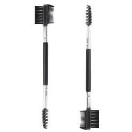 2pcs 3 Head Eyebrow Eyelash Shaper Eyelash Comb Double Head Brush Makeup Grooming Tool Cosmetic with 3 Different Spoolie Brushes for Separating Lashes, Eliminating Mascara Clumps, Grooming Brows 2pcs 3 Head Eyebrow Eyelash Shaper Eyelash Comb Double Head Brush Makeup Grooming Tool Cosmetic with 3 Different Spoolie Brushes for Separating Lashes, Eliminating Mascara Clumps, Grooming Brows