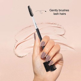 2pcs 3 Head Eyebrow Eyelash Shaper Eyelash Comb Double Head Brush Makeup Grooming Tool Cosmetic with 3 Different Spoolie Brushes for Separating Lashes, Eliminating Mascara Clumps, Grooming Brows 2pcs 3 Head Eyebrow Eyelash Shaper Eyelash Comb Double Head Brush Makeup Grooming Tool Cosmetic with 3 Different Spoolie Brushes for Separating Lashes, Eliminating Mascara Clumps, Grooming Brows