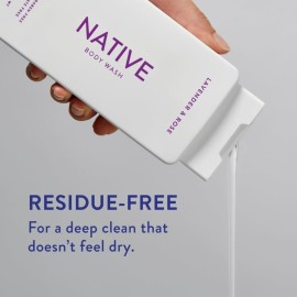 Native Body Wash Contains Naturally Derived Ingredients | For Women & Men, Sulfate, Paraben, & Dye Free Leaving Skin Soft and Hydrated | Lavender & Rose 18 oz - 2 Pk Native Body Wash Contains Naturally Derived Ingredients | For Women & Men, Sulfate, Paraben, & Dye Free Leaving Skin Soft and Hydrated | Lavender & Rose 18 oz - 2 Pk