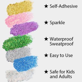 Mysense Pink Body Glitter Stick, Singer Concert Outfit Face Glitter Makeup, Festival Rave Pride Accessories, Hair Glitter Gel for Kids Women, Sparkling Mermaid Sequin Chunky Glitter Face Paint, 0.56oz Mysense Pink Body Glitter Stick, Singer Concert Outfit Face Glitter Makeup, Festival Rave Pride Accessories, Hair Glitter Gel for Kids Women, Sparkling Mermaid Sequin Chunky Glitter Face Paint, 0.56oz