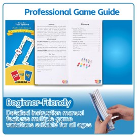 Doreimi Travel Protable Mexican Train Dominoes Set Numbers Double 12 Dominoes Set with 91 Colored Tiles Number Domino Set for Kids, Adults Family Board Team Games