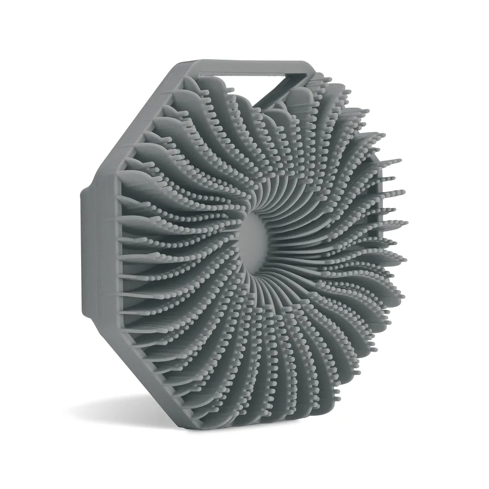 Sud Scrub Antimicrobial Silicone Body Scrubber, Exfoliating Body Scrubber for Sensitive Skin, Eco Friendly Shower Scrubber for Body, Silicone Body Brush for Showering, Charcoal Sud Scrub Antimicrobial Silicone Body Scrubber, Exfoliating Body Scrubber for Sensitive Skin, Eco Friendly Shower Scrubber for Body, Silicone Body Brush for Showering, Charcoal