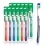 GUM Super Tip Toothbrush, Soft Bristle Toothbrush for Adults with Tongue Cleaner, Compact Head, 1ct (Pack of 12)