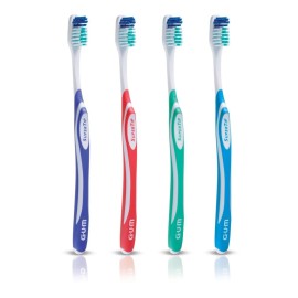 GUM Super Tip Toothbrush, Soft Bristle Toothbrush for Adults with Tongue Cleaner, Compact Head, 1ct (Pack of 12) GUM Super Tip Toothbrush, Soft Bristle Toothbrush for Adults with Tongue Cleaner, Compact Head, 1ct (Pack of 12)