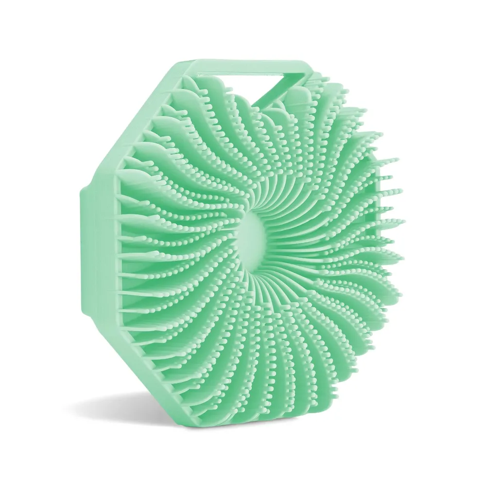 Sud Scrub Antimicrobial Silicone Body Scrubber, Exfoliating Body Scrubber for Sensitive Skin, Eco Friendly Shower Scrubber for Body, Silicone Body Brush for Showering, Mint Sud Scrub Antimicrobial Silicone Body Scrubber, Exfoliating Body Scrubber for Sensitive Skin, Eco Friendly Shower Scrubber for Body, Silicone Body Brush for Showering, Mint