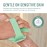 Sud Scrub Antimicrobial Silicone Body Scrubber, Exfoliating Body Scrubber for Sensitive Skin, Eco Friendly Shower Scrubber for Body, Silicone Body Brush for Showering, Mint
