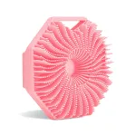Sud Scrub Antimicrobial Silicone Body Scrubber, Exfoliating Body Scrubber for Sensitive Skin, Eco Friendly Shower Scrubber for Body, Silicone Body Brush for Showering, Pink
