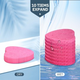 50-Count Facial Sponges Compressed, 100% Natural Cellulose Face Sponge Professional Cosmetic Spa Sponges for Face Cleansing, Exfoliating Mask, Makeup Removal for Travel and Home, Pink 50-Count Facial Sponges Compressed, 100% Natural Cellulose Face Sponge Professional Cosmetic Spa Sponges for Face Cleansing, Exfoliating Mask, Makeup Removal for Travel and Home, Pink