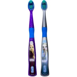 Oral-B Disney Frozen Toothbrush, 3+ YRS, Extra Soft (Characters Vary) - Pack of 2