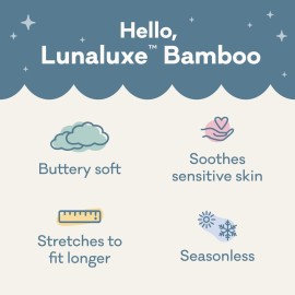 Little Sleepies Pajamas for Baby Boys & Girls, Viscose from Bamboo Baby Pajamas, Snug Baby Sleeper, Toddler PJs, 2-Way Zipper, Sunshine, 3-6M