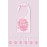 OneDream Baby Closet dividers Hanger separators - Set of 7 Baby Clothes dividers for Closet from Newborn to 24 Months, Acrylic Infant Clothes Divider (Pink)