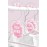 OneDream Baby Closet dividers Hanger separators - Set of 7 Baby Clothes dividers for Closet from Newborn to 24 Months, Acrylic Infant Clothes Divider (Pink)