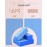 Maryton Nail Buffer Blocks, Fine Grit 180/240 Professional Salon Quality 3 Way Blue Buffing Blocks for Natural Nails - Buff Nails Prior to Application of Gel Polish, Acrylic, 5 Count