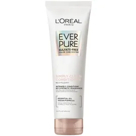 L\'Oreal Paris EverPure Sulfate Free Simply Clean Hair Conditioner, Hydrating Hair Care with Rosemary Essential Oils, 8.5 Fl Oz
