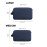 BAGSMART Toiletry Bag for Men, Travel Toiletry Organizer Dopp Kit Water-resistant Shaving Bag for Toiletries Accessories, Door Room Essentials,Navy Blue-large