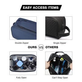 BAGSMART Toiletry Bag for Men, Travel Toiletry Organizer Dopp Kit Water-resistant Shaving Bag for Toiletries Accessories, Door Room Essentials,Navy Blue-large BAGSMART Toiletry Bag for Men, Travel Toiletry Organizer Dopp Kit Water-resistant Shaving Bag for Toiletries Accessories, Door Room Essentials,Navy Blue-large