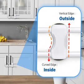 Baby Proofing Cabinets,Cabinet Locks for Babies,U-Shaped Child Locks for Cabinets, Child Proof Cabinet Latches,Child Safety Cabinet Locks with Adjustable by SPISPI (Pack of 2) Baby Proofing Cabinets,Cabinet Locks for Babies,U-Shaped Child Locks for Cabinets, Child Proof Cabinet Latches,Child Safety Cabinet Locks with Adjustable by SPISPI (Pack of 2)