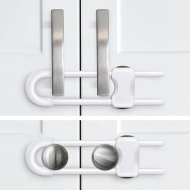 Baby Proofing Cabinets,Cabinet Locks for Babies,U-Shaped Child Locks for Cabinets, Child Proof Cabinet Latches,Child Safety Cabinet Locks with Adjustable by SPISPI (Pack of 2) Baby Proofing Cabinets,Cabinet Locks for Babies,U-Shaped Child Locks for Cabinets, Child Proof Cabinet Latches,Child Safety Cabinet Locks with Adjustable by SPISPI (Pack of 2)