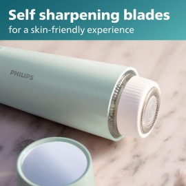 Philips Beauty Series 5000 Electric Shaver and Personal Groomer for Women, Cordless & Compact, Hypoallergenic Head, Gentle & Quick Hair Removal Easy Touch Ups, Mint Green, BRR474/00 Philips Beauty Series 5000 Electric Shaver and Personal Groomer for Women, Cordless & Compact, Hypoallergenic Head, Gentle & Quick Hair Removal Easy Touch Ups, Mint Green, BRR474/00