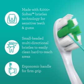 GuruNanda Butter On Gums Toothbrush with 8000+ Softex Bristles, Ultra Soft Bristles for Sensitive & Receding Gums, Perfect for Whiter Teeth, 6 Count GuruNanda Butter On Gums Toothbrush with 8000+ Softex Bristles, Ultra Soft Bristles for Sensitive & Receding Gums, Perfect for Whiter Teeth, 6 Count