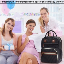 Diaper Bag Backpack for Women Large Capacity with Insulated Pockets Multifunctional Diaper Bags For Baby Girl Boy Waterproof Baby Bags For Mama Maternity Travel Bag Black Diaper Bag Backpack for Women Large Capacity with Insulated Pockets Multifunctional Diaper Bags For Baby Girl Boy Waterproof Baby Bags For Mama Maternity Travel Bag Black