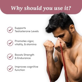 Man Matters Pure Himalayan Shilajit Ashwagandha, Gokshura, Safed Musli & Kesar Capsules | 20 Natural Herbs | 60 Tablets