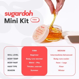 Sugardoh Sugar Waxing Kit for Women As Seen On Shark Tank (Mini Kit Firm) Face, Arms, & Legs, Sugar Wax Hair Removal- Sugaring Tiktok Viral Products- Bikini Wax Kit for Women - Sugaring Kit Sugardoh Sugar Waxing Kit for Women As Seen On Shark Tank (Mini Kit Firm) Face, Arms, & Legs, Sugar Wax Hair Removal- Sugaring Tiktok Viral Products- Bikini Wax Kit for Women - Sugaring Kit