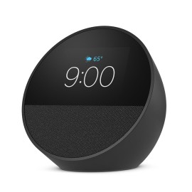 Amazon Echo Spot (newest model), Great for nightstands, offices and kitchens, Smart alarm clock with Alexa, Black Amazon Echo Spot (newest model), Great for nightstands, offices and kitchens, Smart alarm clock with Alexa, Black